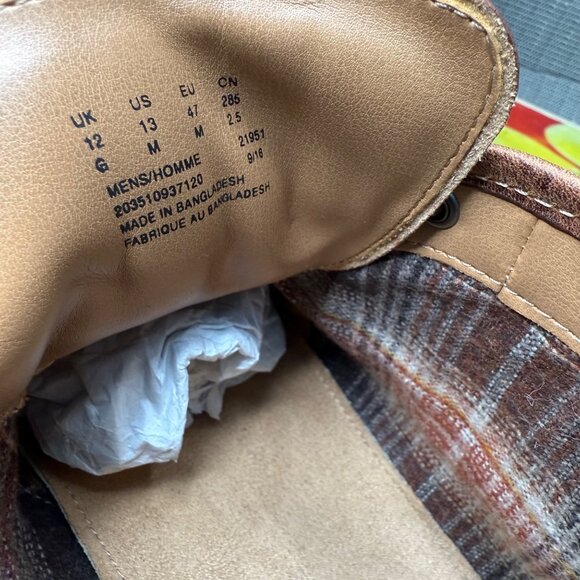 Clarks Mens Size 13M Brown Leather Montacute Chukka Boots Stylish & Comfortable main image 5